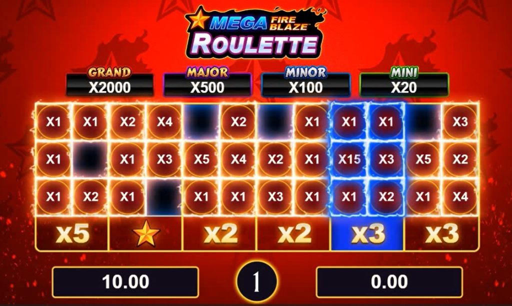 Reseñas de la ruleta Mega Fire Blaze