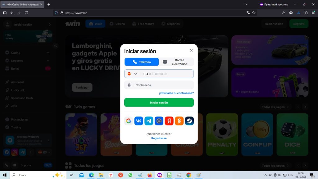 Introduzca los datos de registro