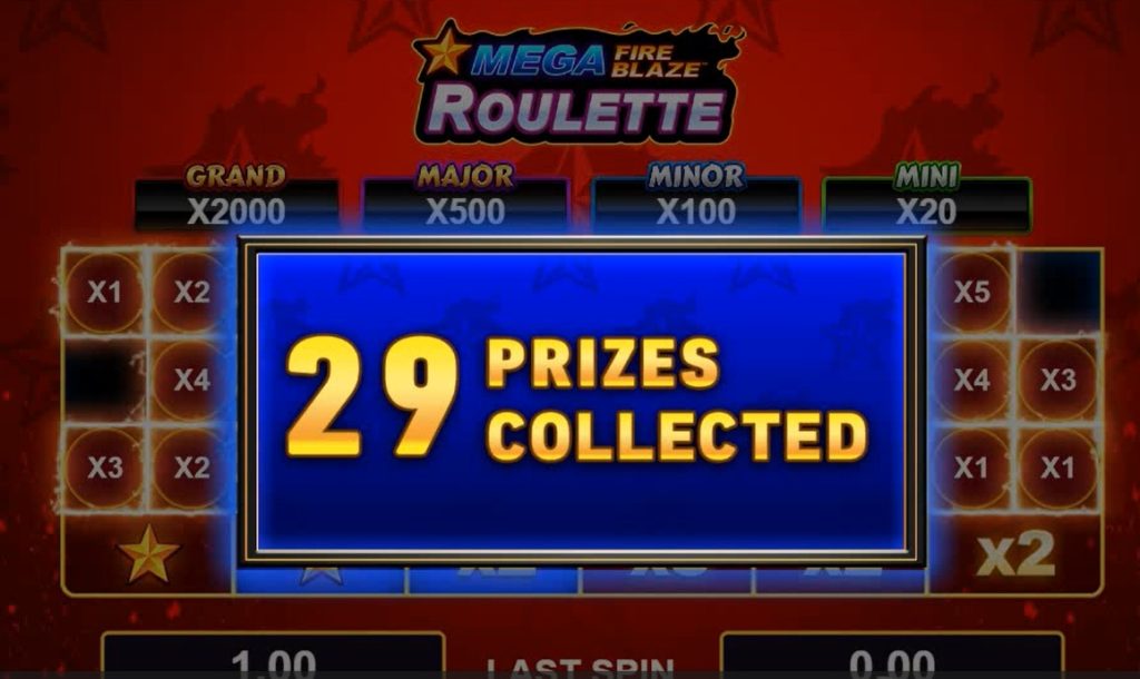 Sitio web del juego Mega Fire Blaze Roulette