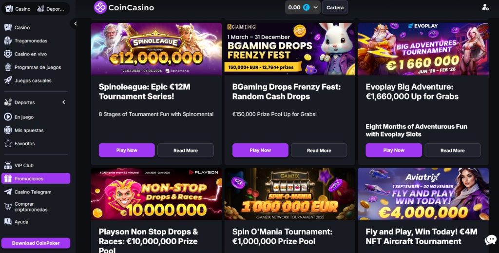 CoinCasino bonus