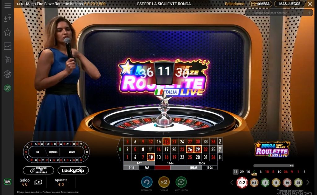 CoinCasino mega fire blaze roulette live
